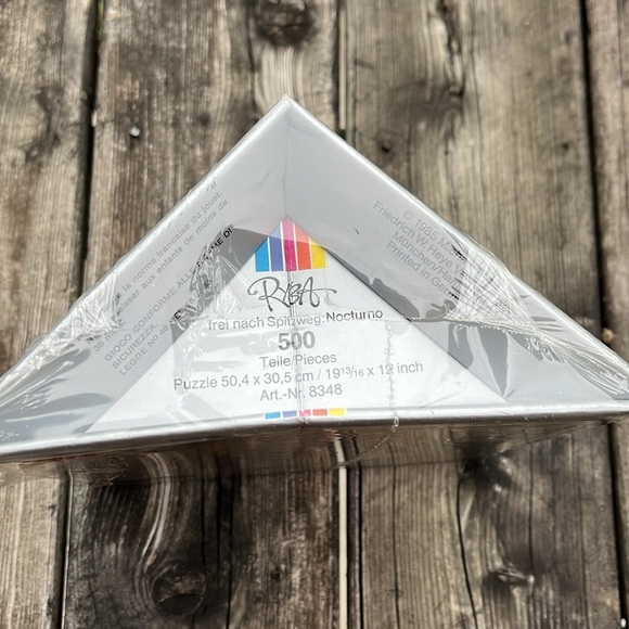 Vintage 1985 Ryba Puzzle New Sealed / Frei Nach Spitzweg Nocturno / 500PC / Heye - Picture 5 of 9